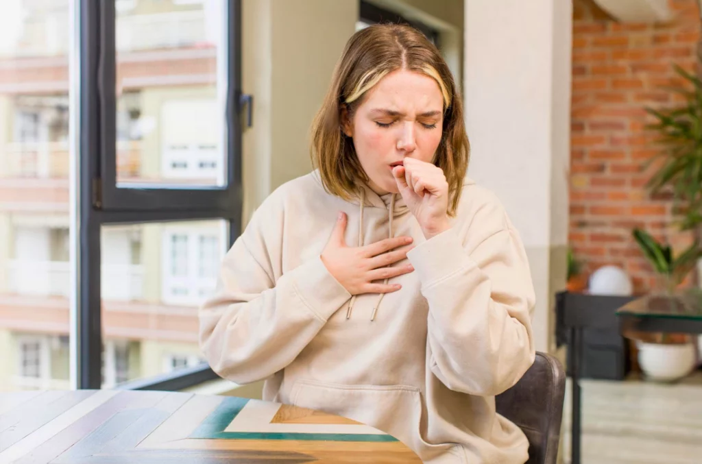 What happens in the lungs during an asthma attack